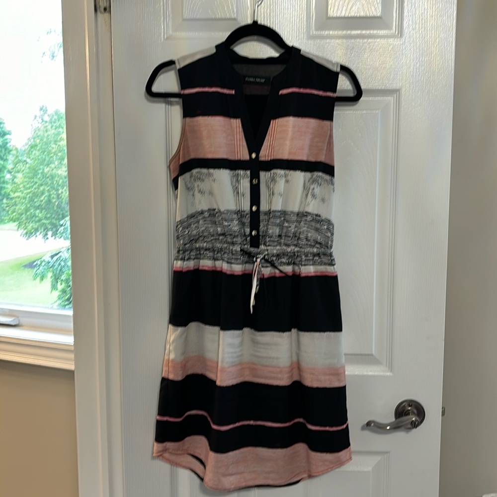 Sleeveless Shirt Dress